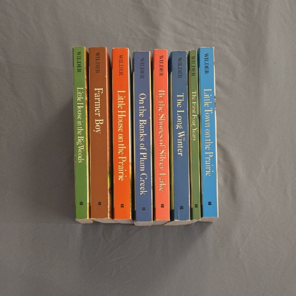 Wilder Book Set with Colorful Covers